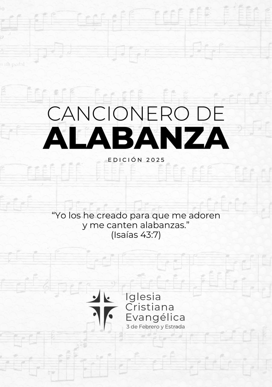 Tapa del Cancionero de Alabanza, edición 2025